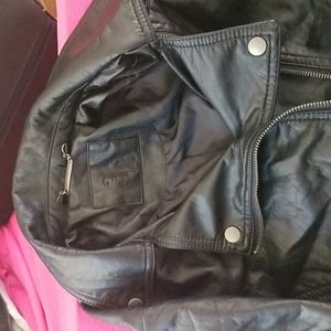 $18 add on - black moto jacket